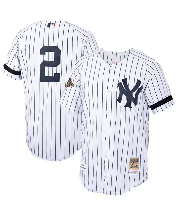 

Мужская белая домашняя джерси New York Yankees Cooperstown Collection 1996 Authentic Mitchell & Ness