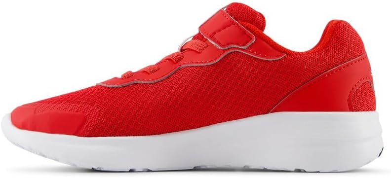 Кроссовки New Balance Kids' Dynasoft 578 V1 на липучках, белый/красный — фото 2