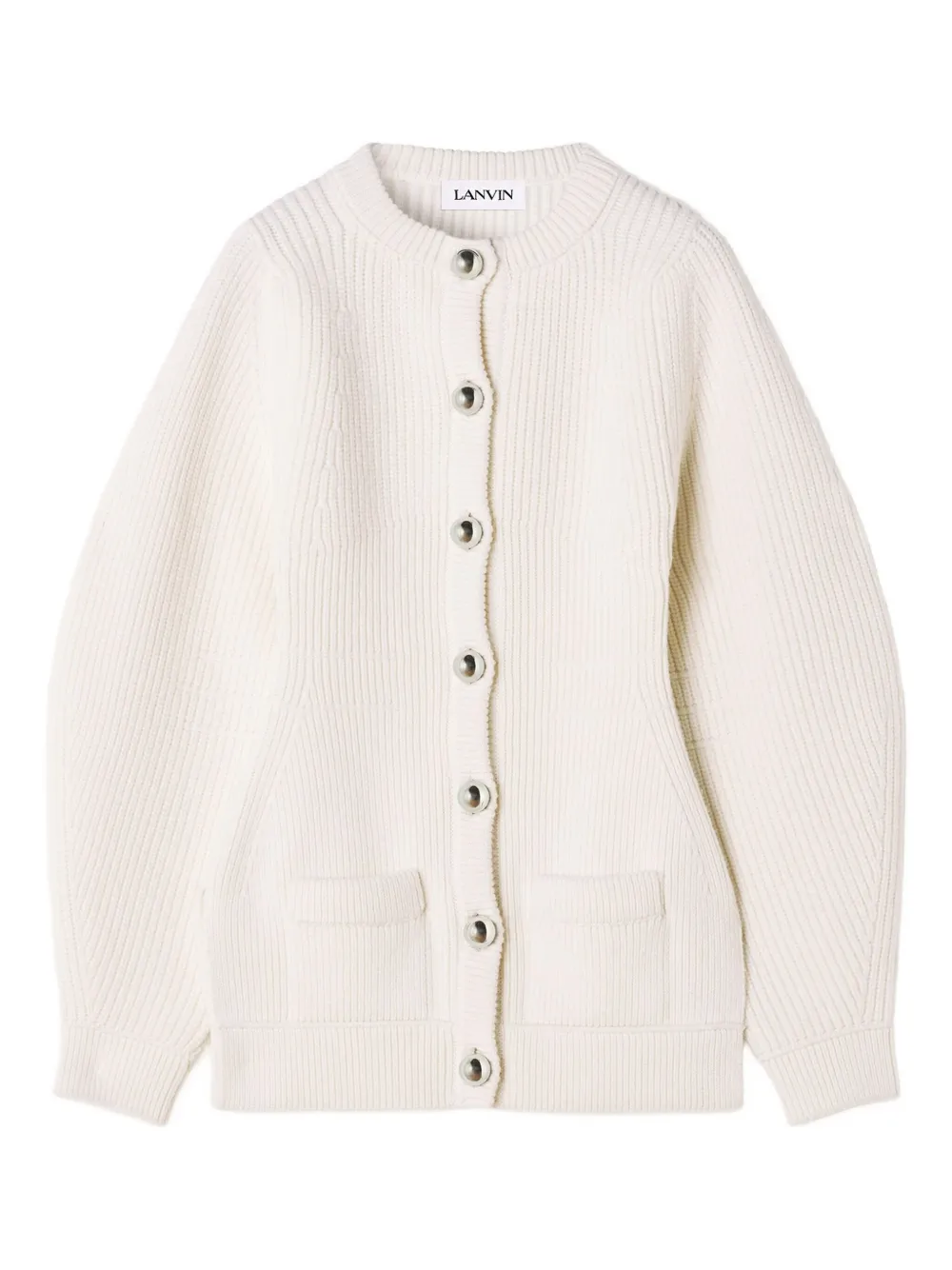 

Кардиган в рубчик Lanvin, нейтральный