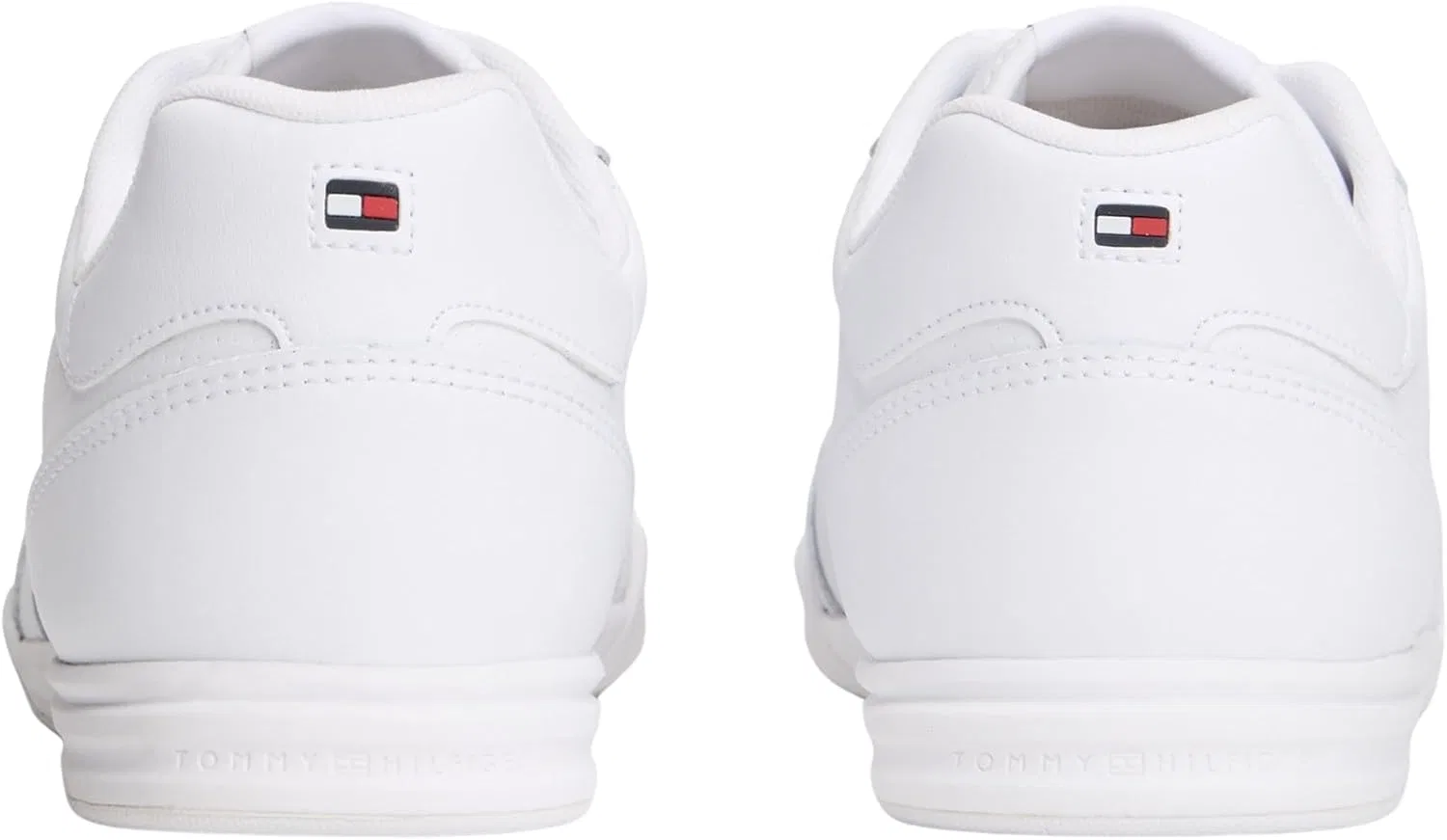 Мужские низкие кожаные кроссовки Tommy Hilfiger Lopro Cup Fm0fm05677, White — фото 2