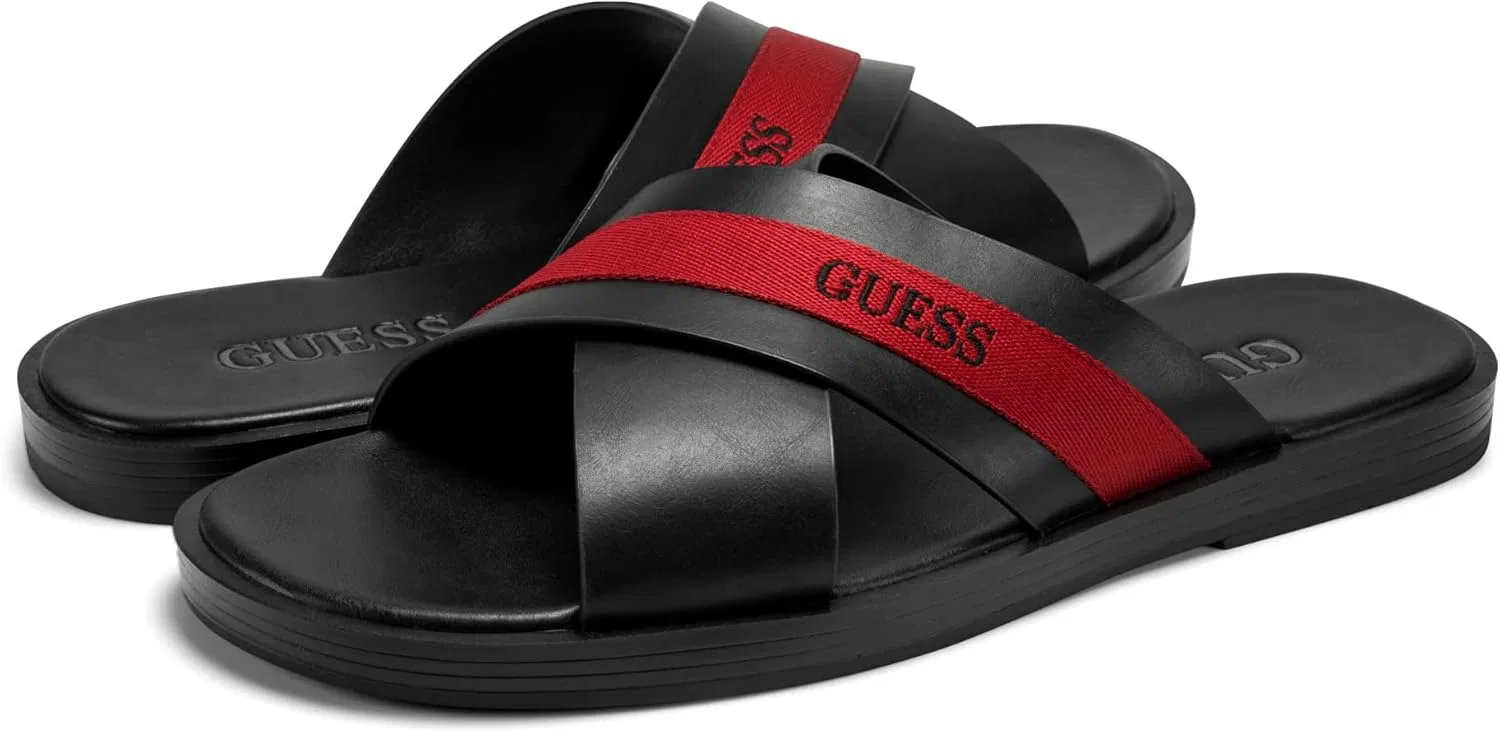 Мужские сандалии Banlin от GUESS, Black Red 002 — фото 2