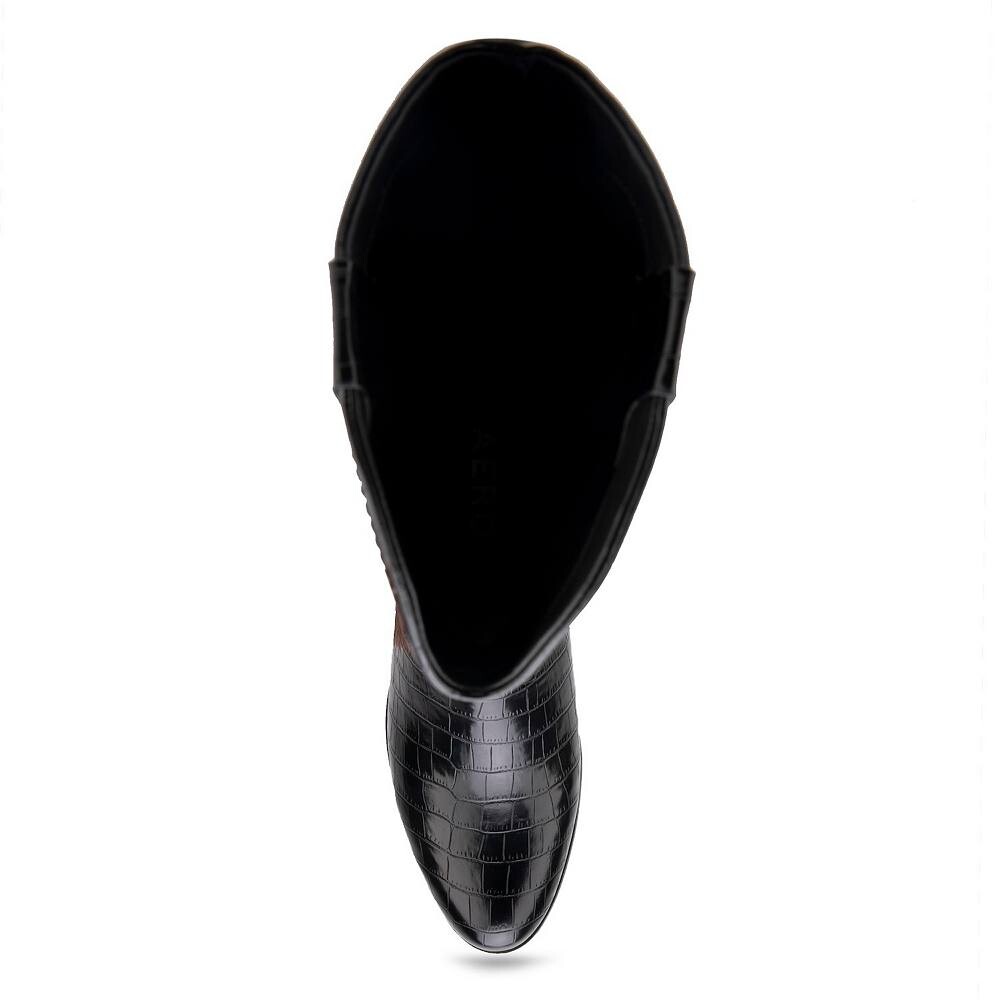 Женские ботинки Aerosoles Centola, цвет Black Stretch Faux Lea — фото 4