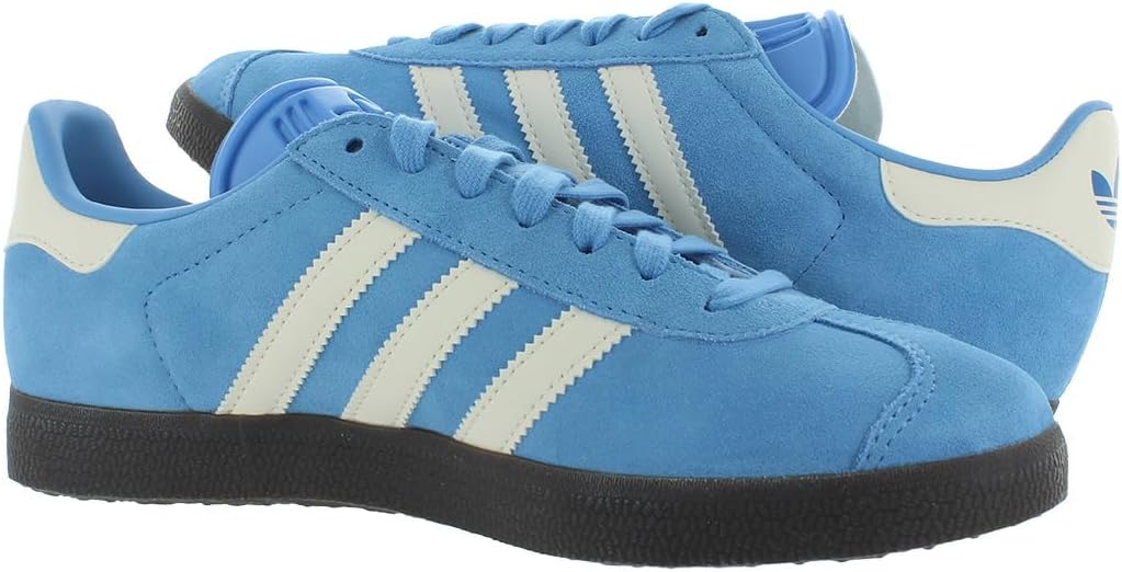Мужские кроссовки Adidas Gazelle Adv, белый/голубой/золотой — фото 3
