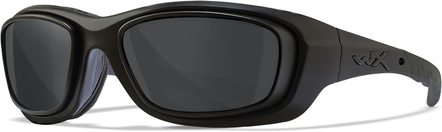 

Солнцезащитные очки Wiley X Gravity, ANSI Z87, защита от УФ, для стрельбы, рыбалки, велоспорта, экстрима. Матовая черная оправа, дымчато-серые линзы, оправа для диоптрий