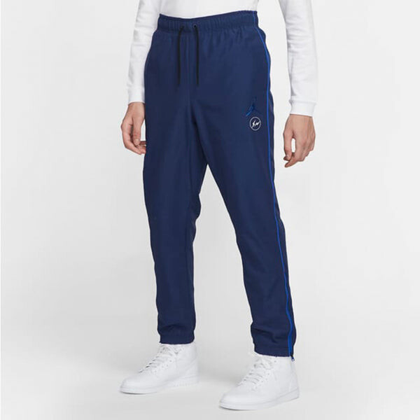 Спортивные штаны Air Jordan x Fragment Design FW Street Style Collaboration Pants Men Blue, синий — фото 4