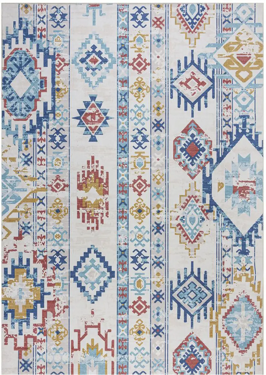 

FLAIR RUGS Ковер "Ramona", прямоугольный, можно стирать в машине, гостиная 120х170 см, цвет multi