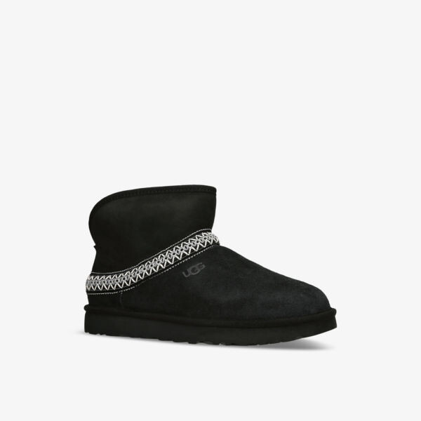 Полуботинки UGG Classic Mini Crescent, черный — фото 3