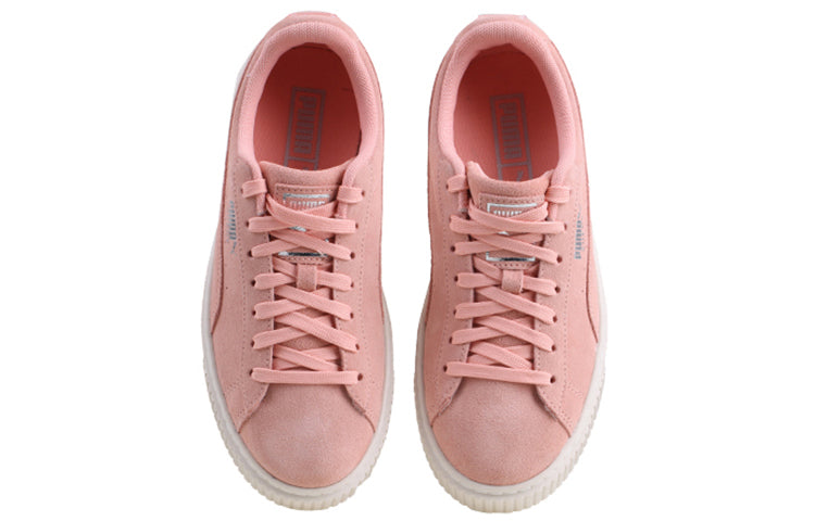 Кеды PUMA Suede Platform Super Jewel (Big Kid) Pink, розовый — фото 3