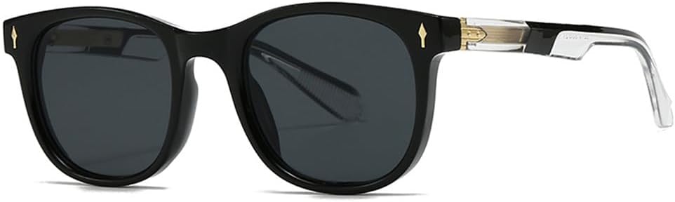 

Солнцезащитные очки UV400 с заклепками, градиентной расцветкой в ​​стиле панк, для женщин и мужчин, для бега и занятий спортом на открытом воздухе UYPTK, C1 Black Black