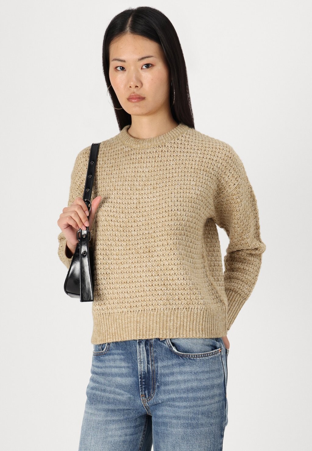

Джемпер JXMILLY STRUCTURE CREW NECK JJXX, бежевый