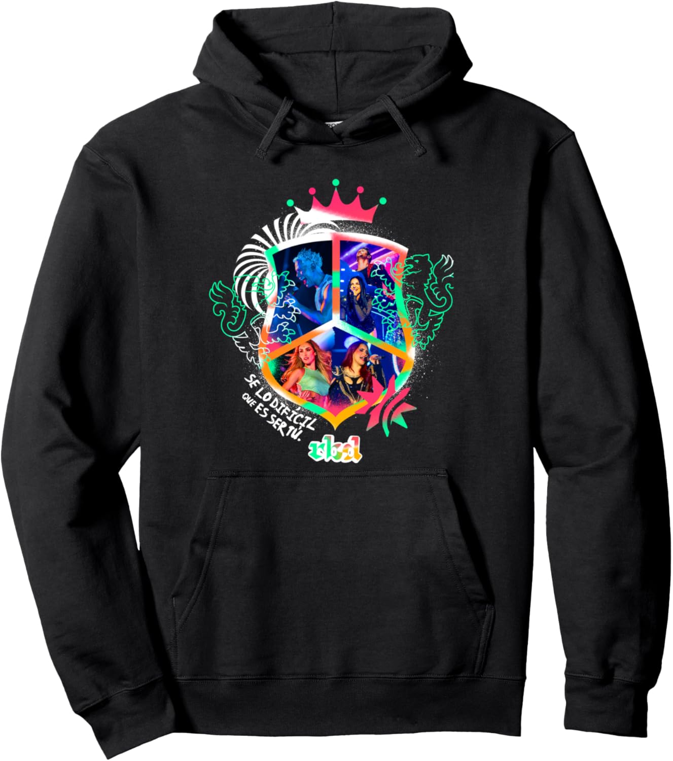 

Толстовка RBD Rebelde Tour 2023 Rebelde Concert, черная Rebelde Rbd, Черный, Толстовка RBD Rebelde Tour 2023 Rebelde Concert, черная Rebelde Rbd