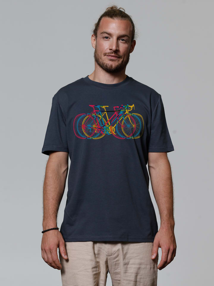 

Wat Apparel Футболка Велосипеды в Индии Чернильно-серый, Черный, Wat Apparel Футболка Велосипеды в Индии Чернильно-серый