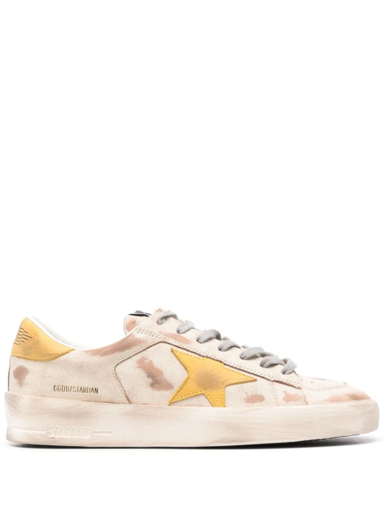 

Golden Goose кроссовки кожаные Stardan, нейтральный цвет