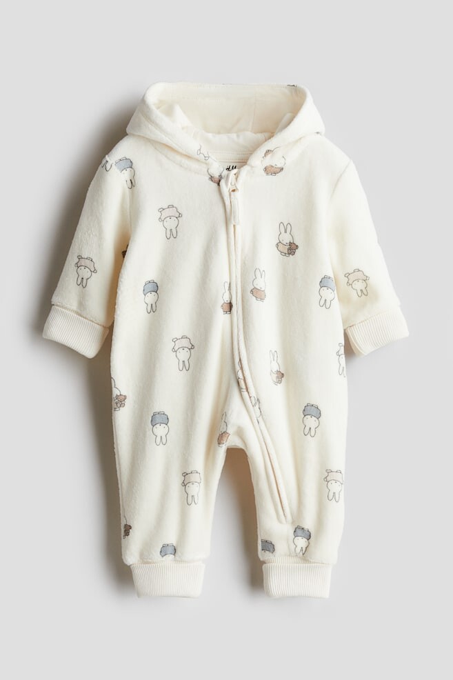 

Спортивный комбинезон с капюшоном H&M, белый
