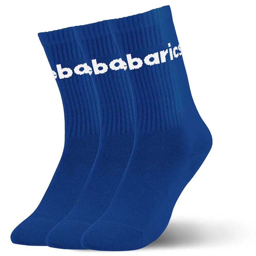 

Носки 3 шт Barebarics Big Logo Barefoot crew, синий