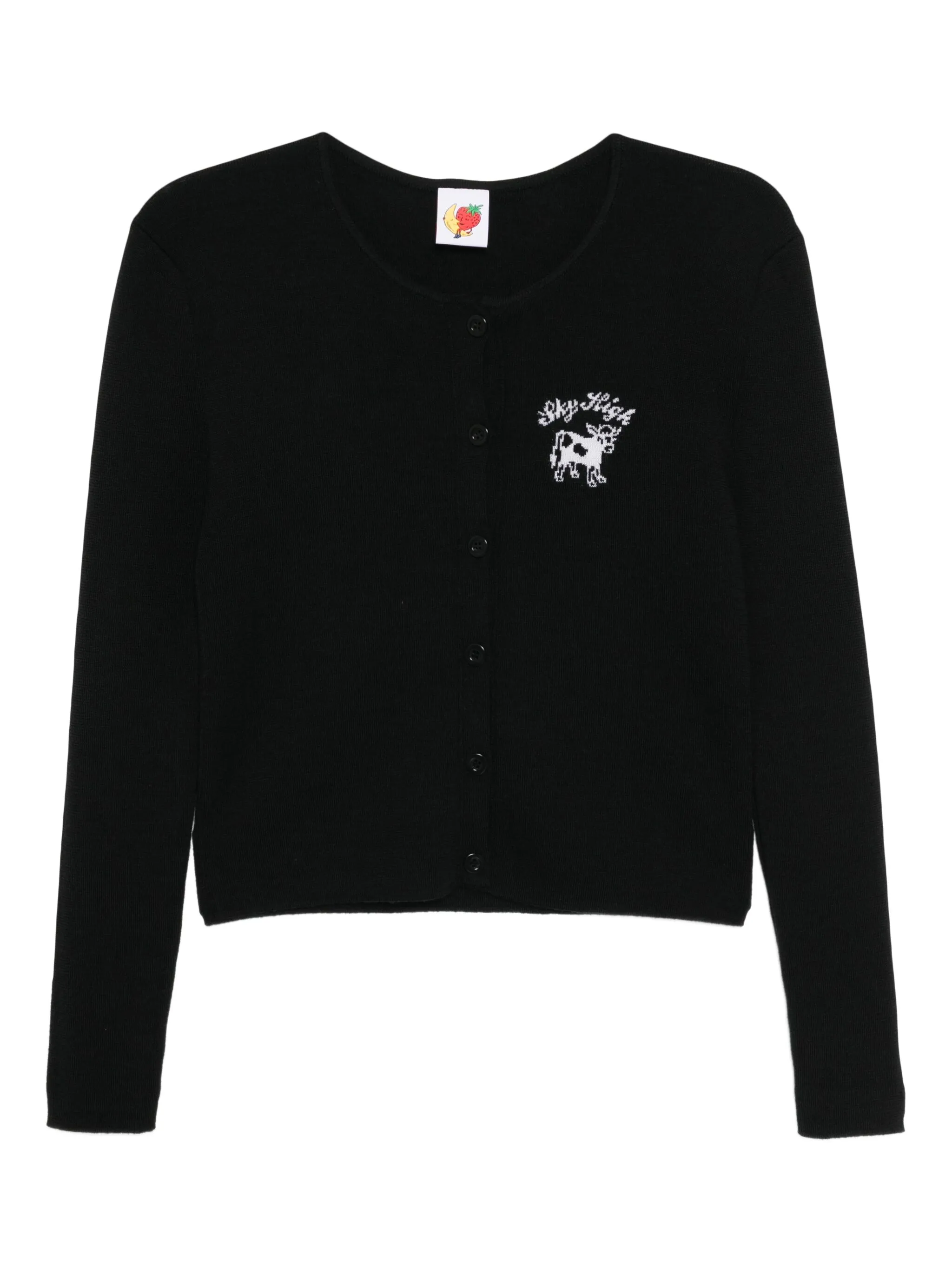 

Кардиган с логотипом Sky High Farm, черный