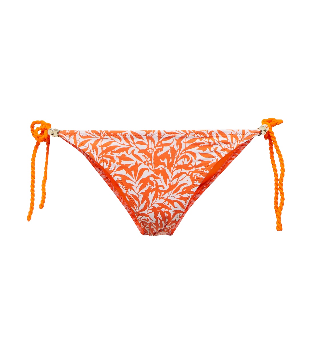 

Двусторонние плавки бикини St Tropez Heidi Klein, Orange Leaf Print