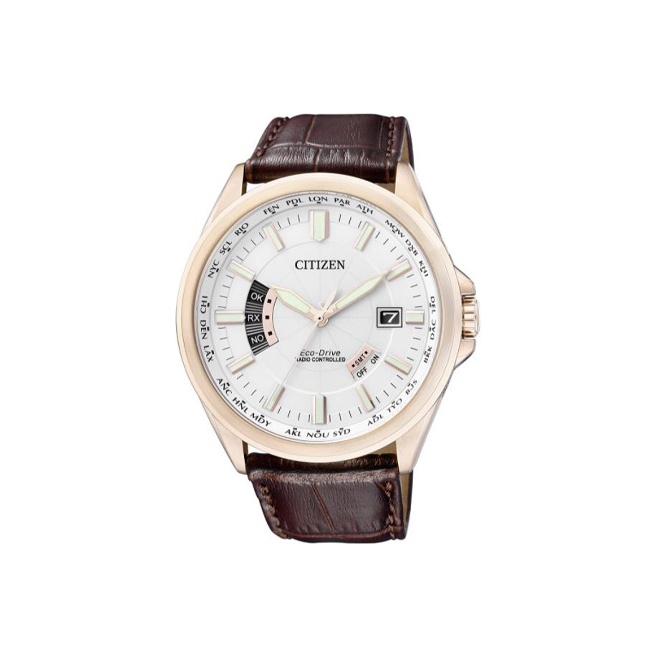 

CITIZEN Часы Quartz Movement Cow Leather Strap Watch Men's Watch White Dial