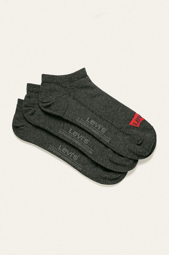

Спортивные носки (3 упаковки) Levi's, серый