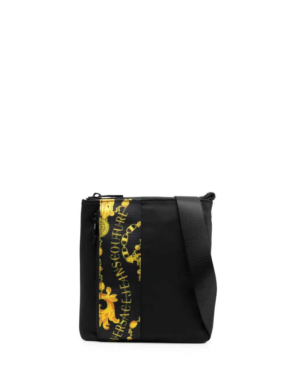 

Сумка-мессенджер с логотипом Versace Jeans Couture, черный