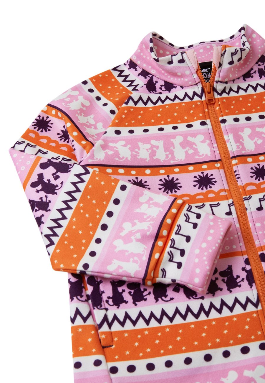 Флисовая куртка Reima MOOMIN TARPEEN UNISEX, Rose Pink/Pink — фото 3