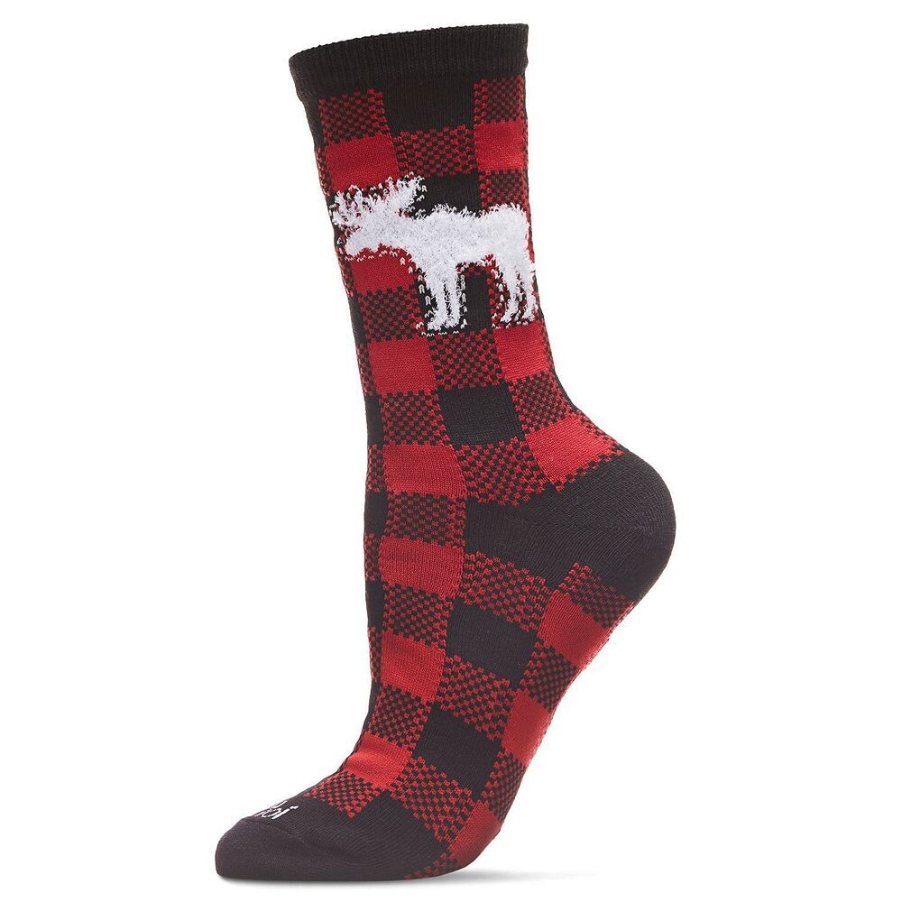 

Носки Holiday Crew в клетку Buffalo Moose MeMoi, цвет Black Red