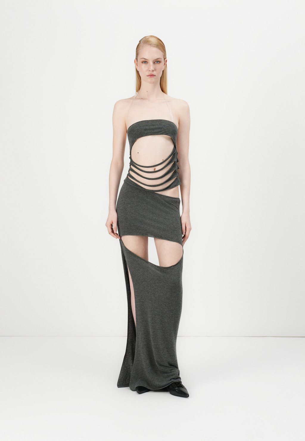 

Платье из джерси SLASHED MAXI DRESS - Maxi dress Jaded London, серый