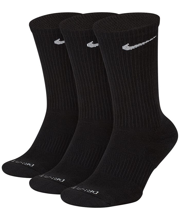 

Мягкие носки для тренировок Everyday Plus, 3 пары Nike, черный