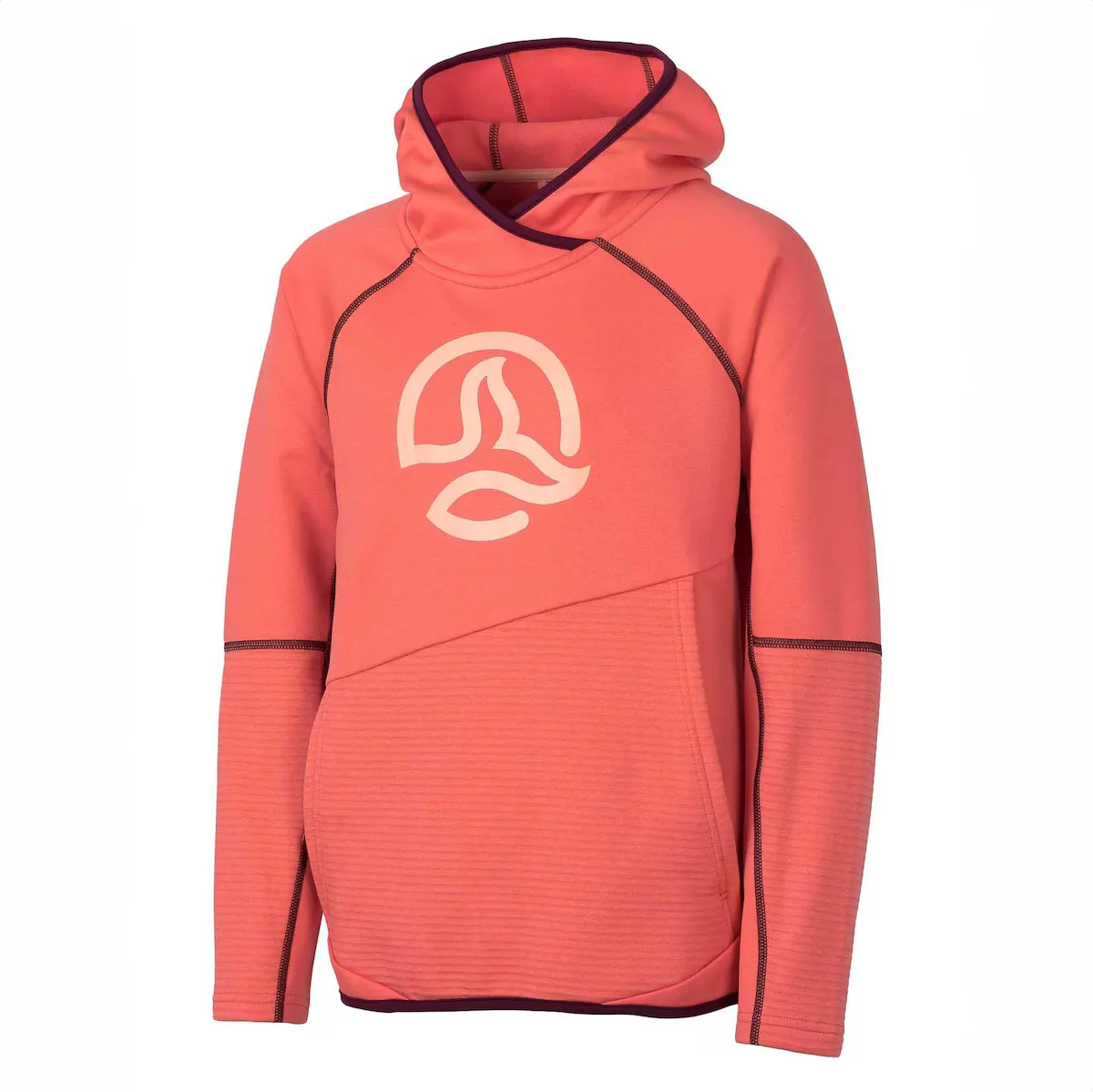 

Norta Hoody K Ternua детская толстовка, коралловый
