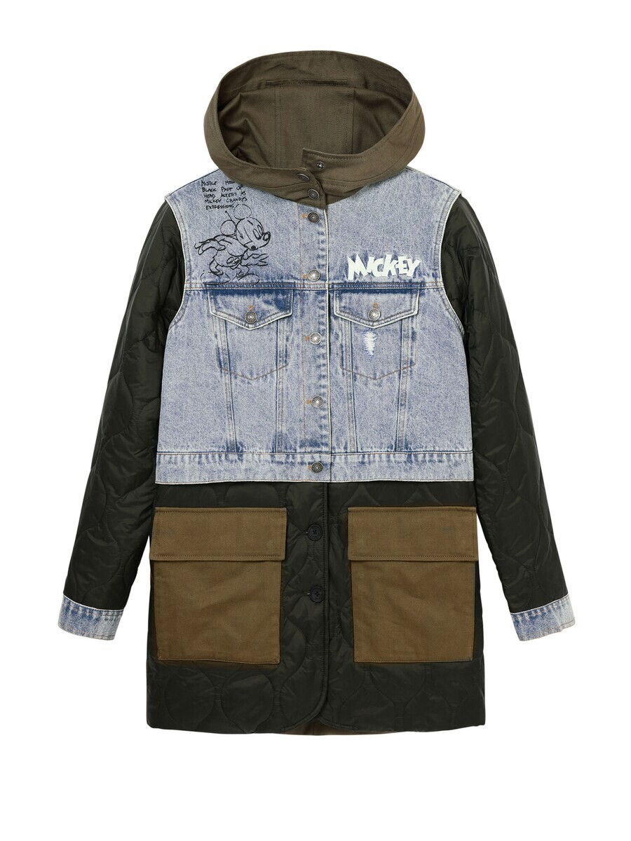 

Парка Desigual Between-Seasons Parka, зеленый