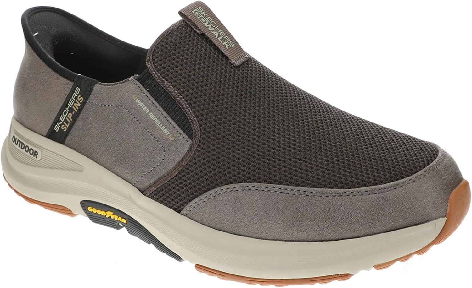 

Мужские кроссовки Skechers Hands Free Slip-ins Go Walk Outdoor - Andes II, коричневый