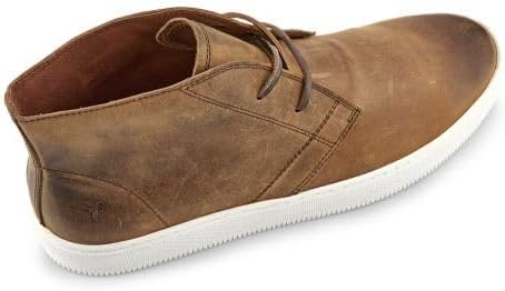 Мужские ботинки Frye Astor Midlace Chukka, изготовленные из высококачественной итальянской кожи с резиновой подошвой, классическая шнуровка до носка, мягкий язычок и воротник для комфорта, Tan - R&r Leather — фото 3