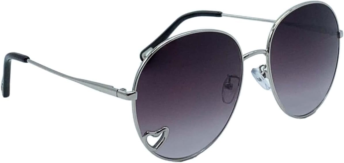 

Солнцезащитные очки Bluestone Sunshades Round Love - хромированная оправа с серыми линзами - защита от УФ-излучения - защита от запотевания - устойчивость к царапинам, Chrome