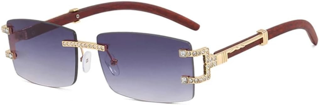 

Солнцезащитные очки с защитой UV400 | Металлическая оправа в стиле панк | для женщин и мужчин | для занятий спортом на открытом воздухе и вождения LXLHWN, Gold Gradient Gray