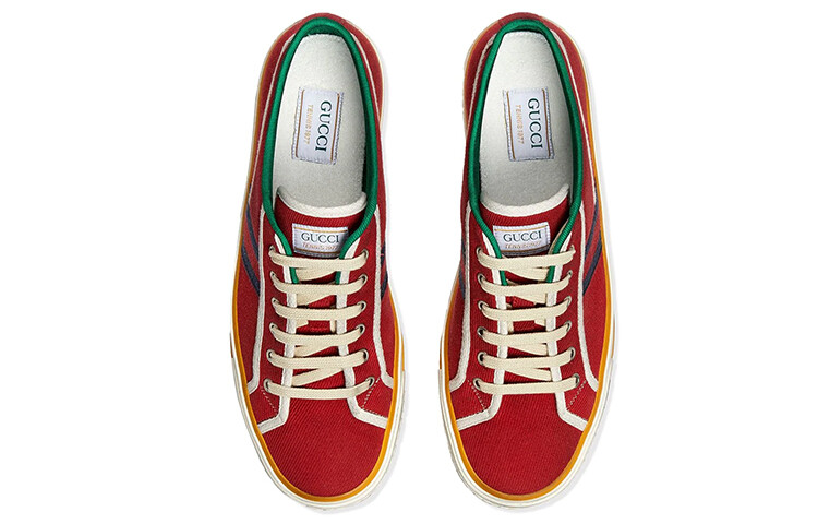 Кроссовки женские Gucci Tennis 1977, красный — фото 3