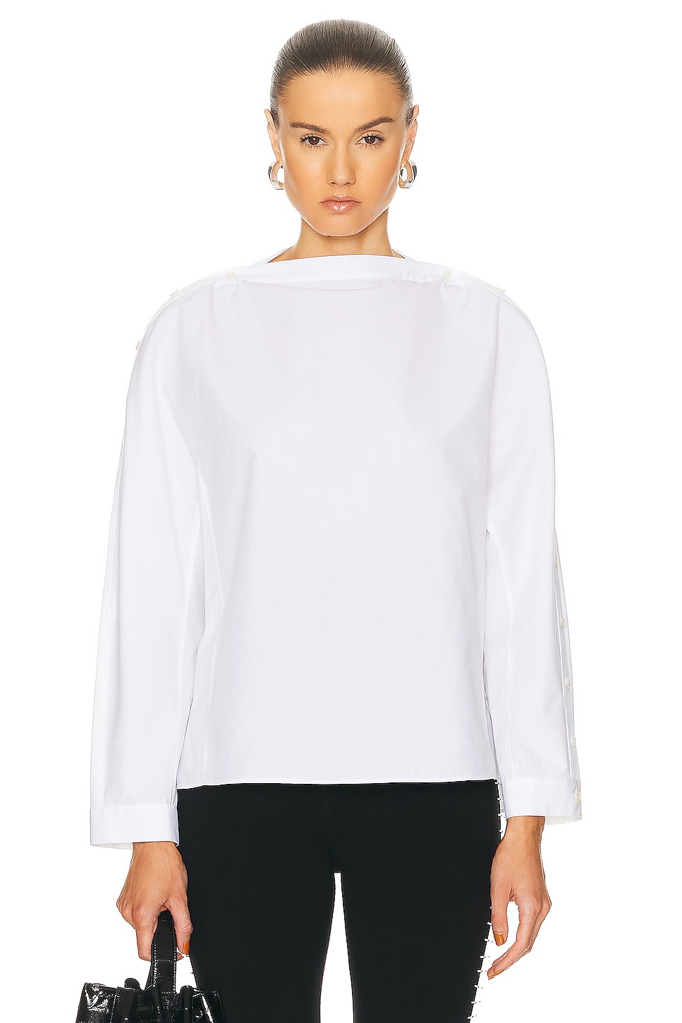 

Топ на пуговицах ALAÏA, цвет Blanc