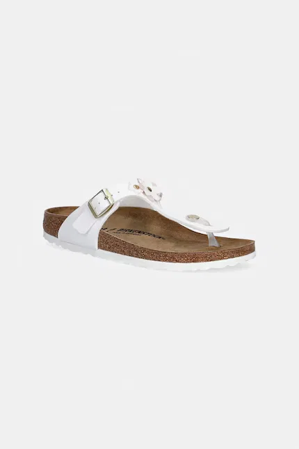 Сандалии-шлепанцы Gizeh Kids Flowers BF Birkenstock, белый