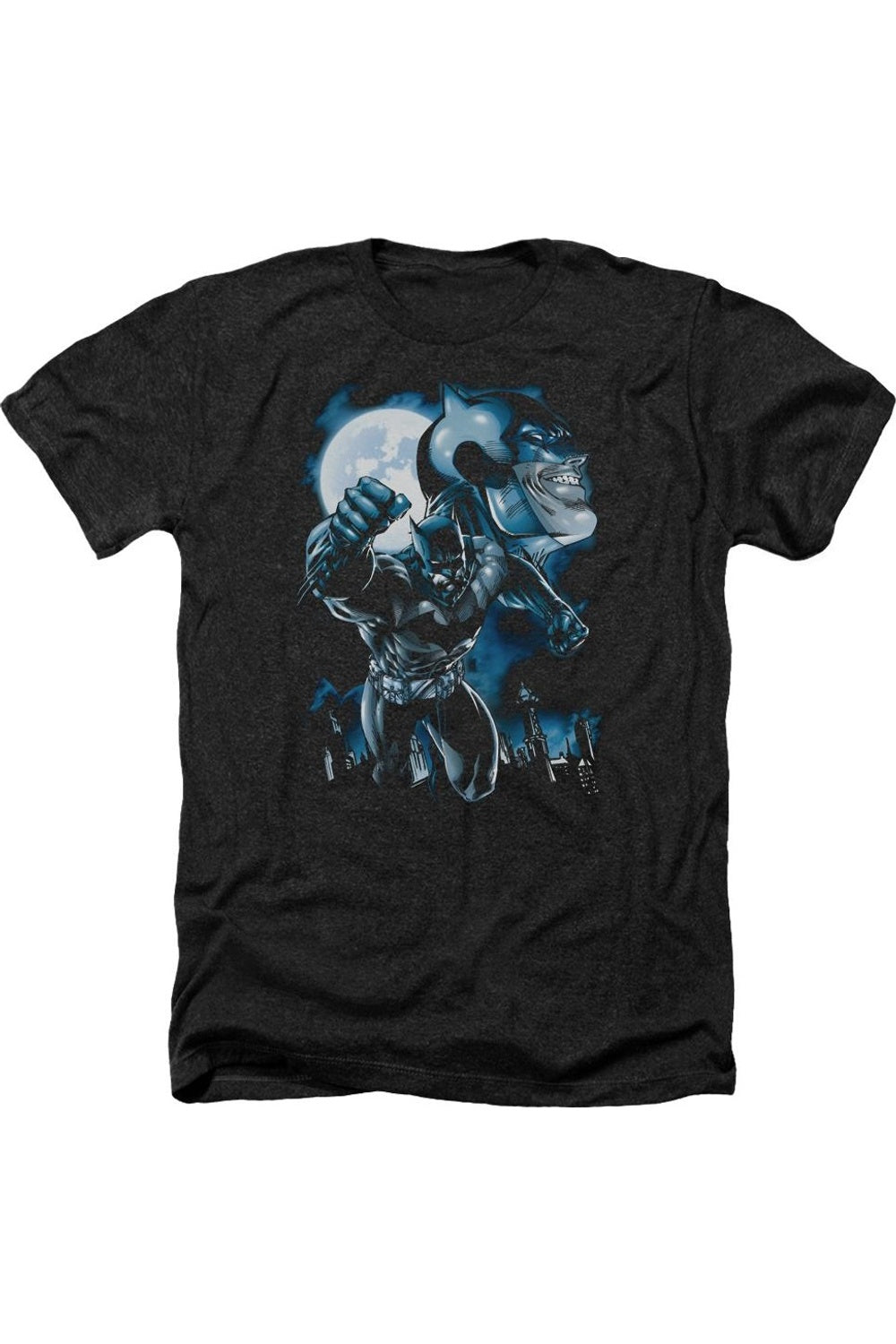 

Футболка/футболка Batman Moonlight Bat для взрослых Heather Gildan, черный