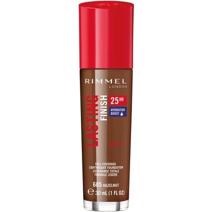 

London Lasting Finish 25 Hour Foundation Full Coverage Formula с SPF 20 30 мл 605 Hazelnut Rimmel
