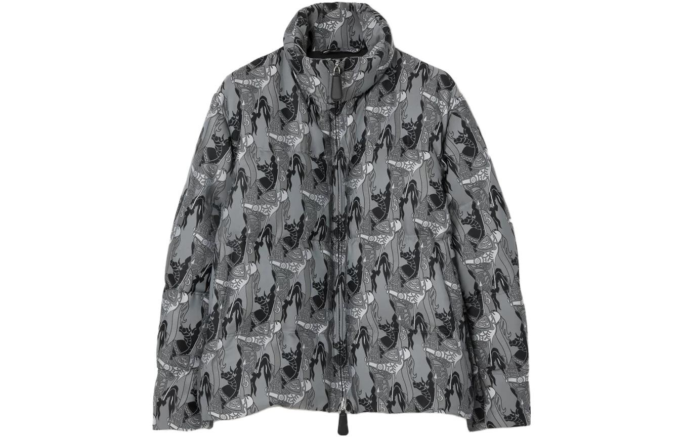 

Мужская куртка Burberry, цвет Black/White