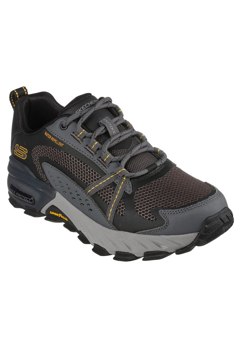 Низкие кроссовки Max Protect Skechers, цвет black/charcoal — фото 3