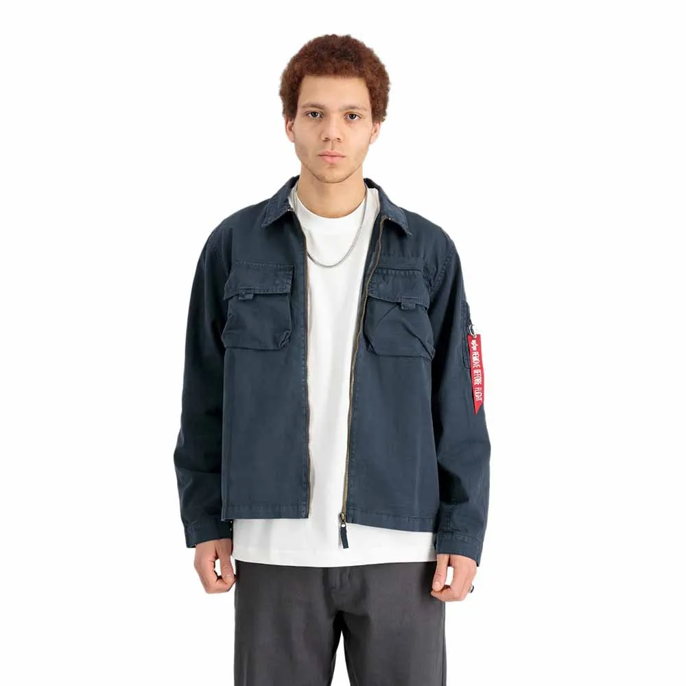

Верхняя рубашка Alpha Industries Twill, синий