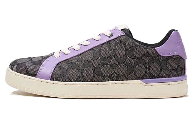 

Низкие скейтерские кожаные кроссовки мужские черные COACH