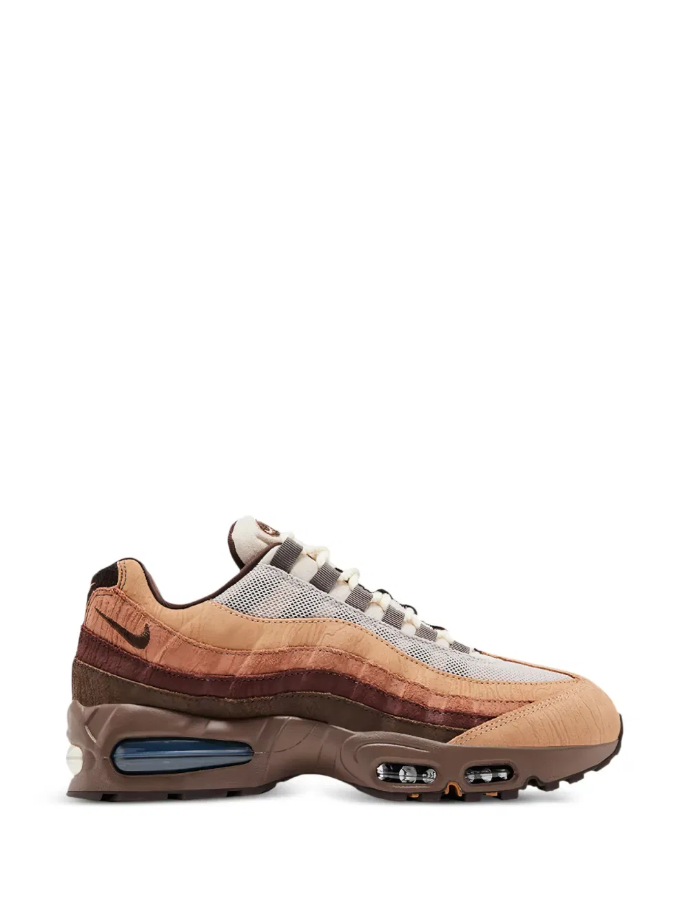Кроссовки X Division Street Air Max 95 Nike, коричневый