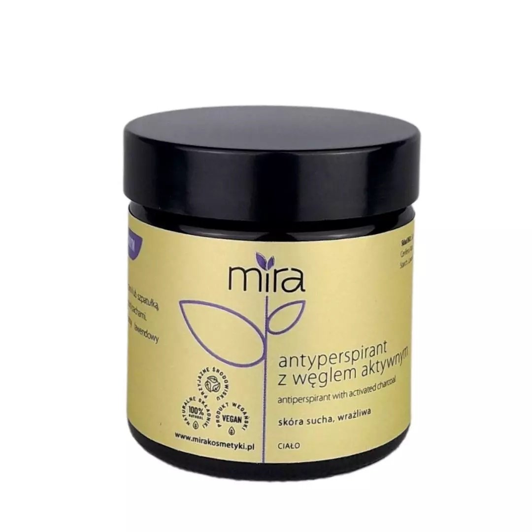 

Крем-антиперспирант Mira Natural с активированным углем 50г