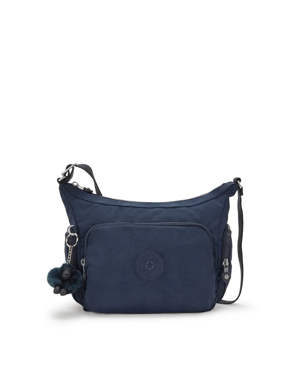 

Средняя сумка через плечо с застежкой-молнией Kipling, темно-синий