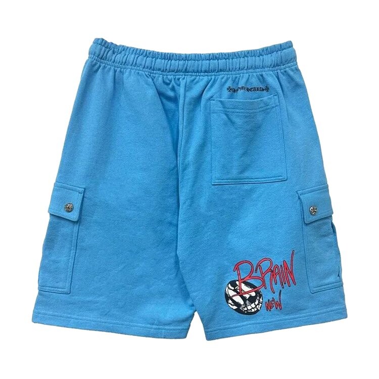 Спортивные шорты Chrome Hearts Blew Me Matty Boy Sweatshort, синий — фото 2