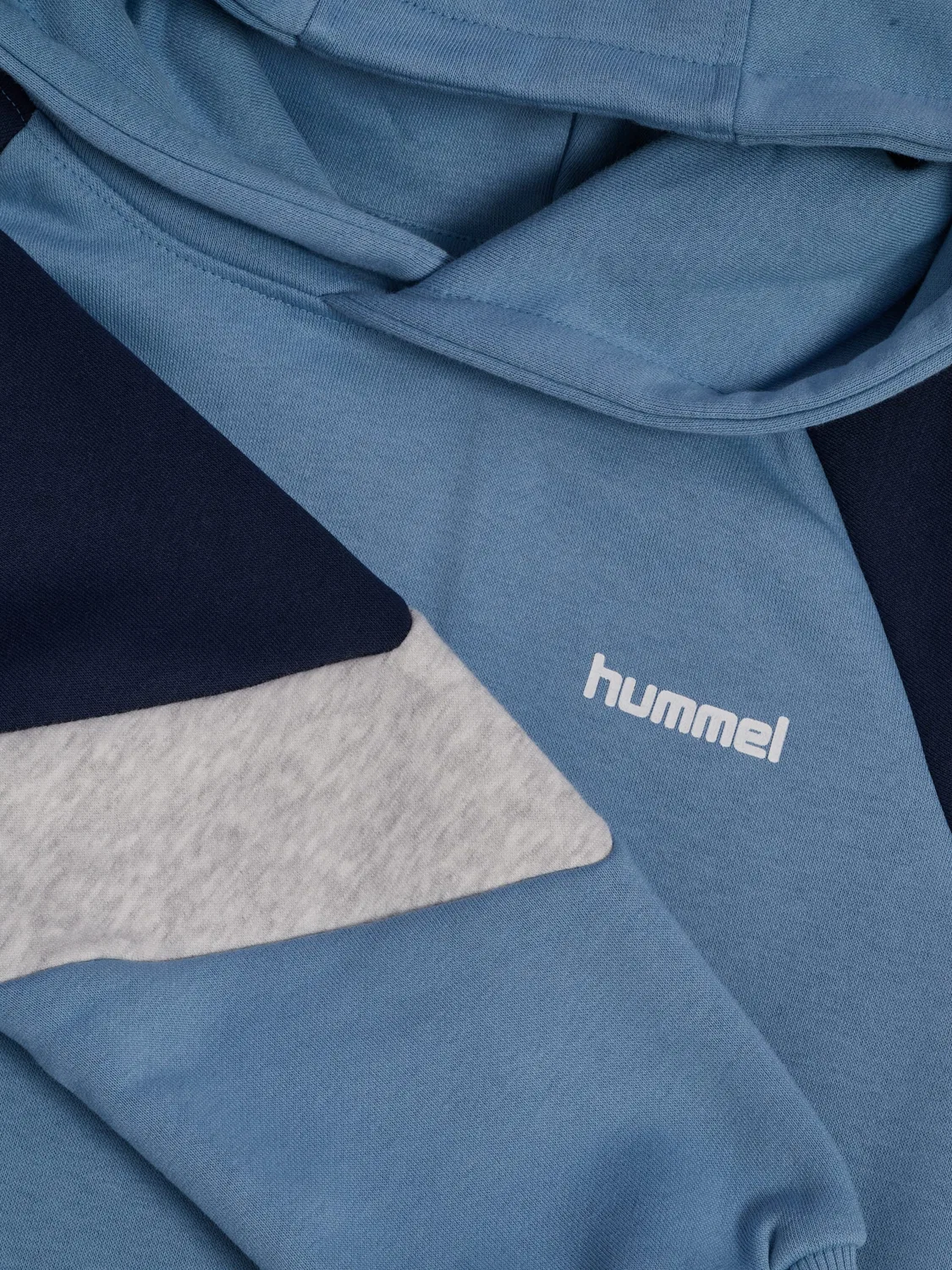 Капузенпуловер свободный hummel, faded denim — фото 3