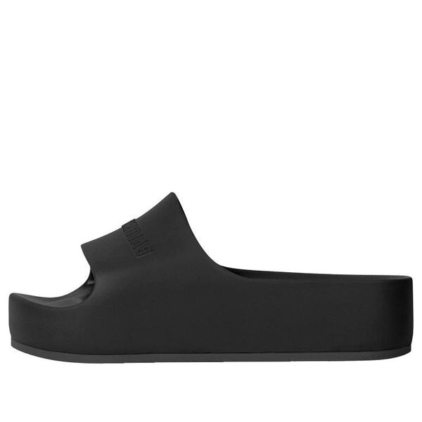 Тапочки chunky slides 'black' Balenciaga, черный