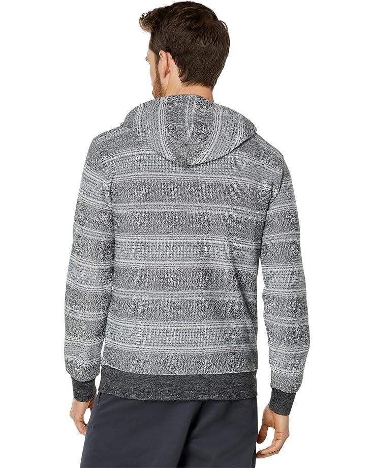 

Худи Quiksilver Great Otway Pullover Hoodie, цвет Black Otway Stripe